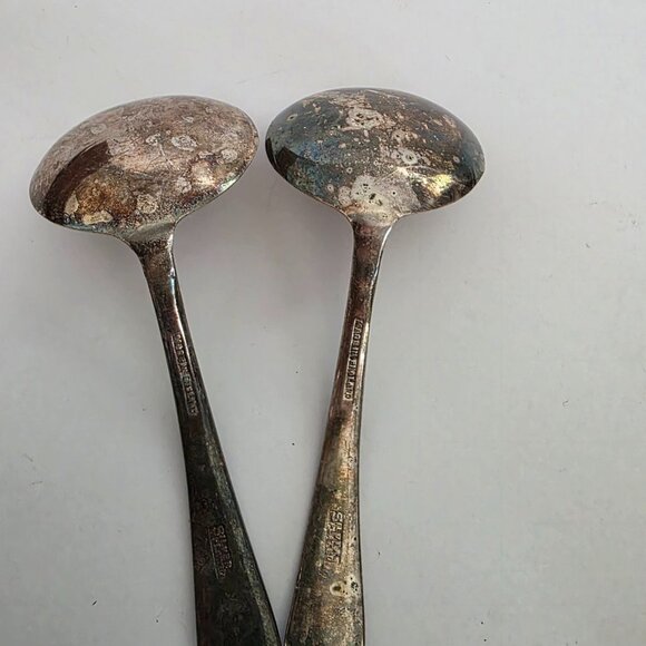 Vintage EPNS Silver Plated Spoons Set Of 2 England - Picture 4 of 7